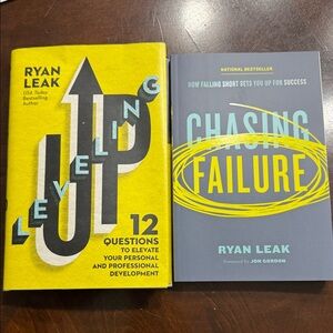 Ryan Leak "Level Up" + "Chasing Failure" Set - Yellow & Gray Covers